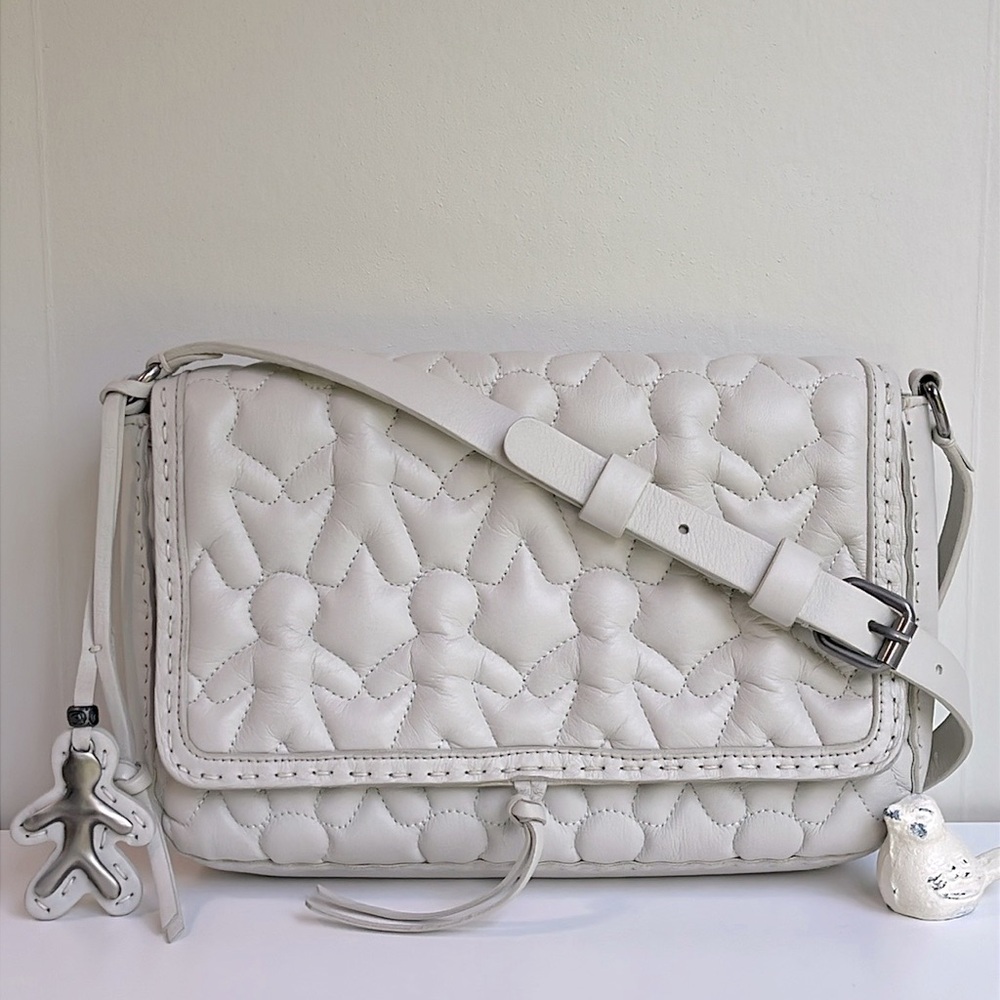 Henry Beguelin Italian Leather Crossbody / Color Chalk €440/$594